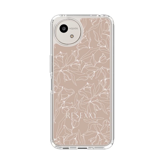 Slim Protection Case［ RESEXXY - Flower - Beige ］