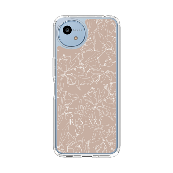 Slim Protection Case［ RESEXXY - Flower - Beige ］