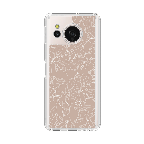 Slim Protection Case［ RESEXXY - Flower - Beige ］