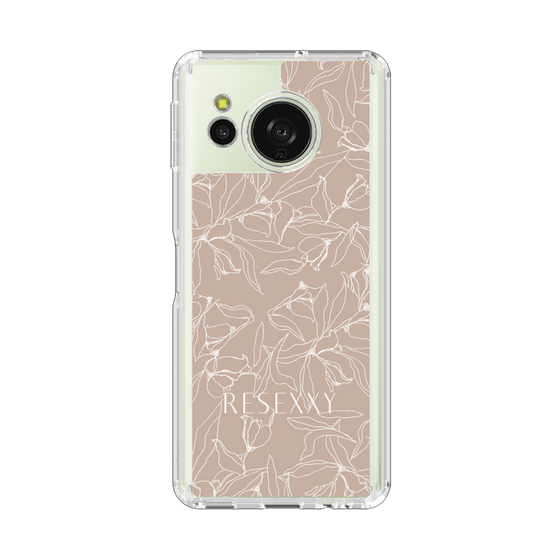 Slim Protection Case［ RESEXXY - Flower - Beige ］