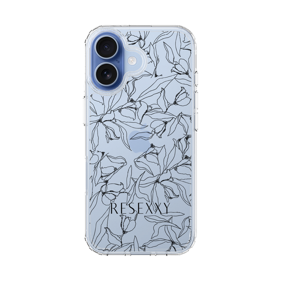 Slim Protection Case［ RESEXXY - Flower - Clear ］