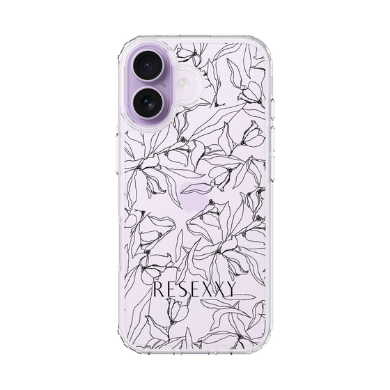 Slim Protection Case［ RESEXXY - Flower - Clear ］