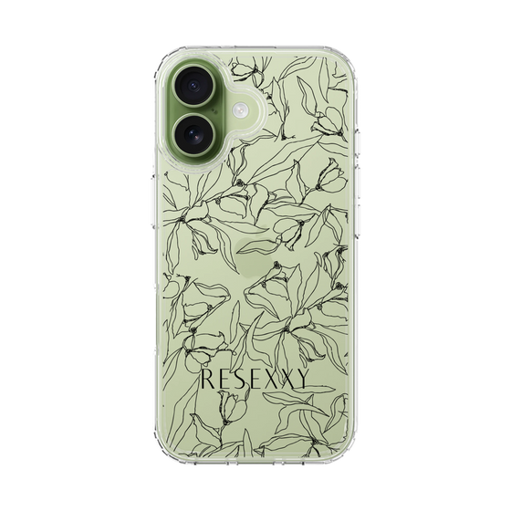 Slim Protection Case［ RESEXXY - Flower - Clear ］