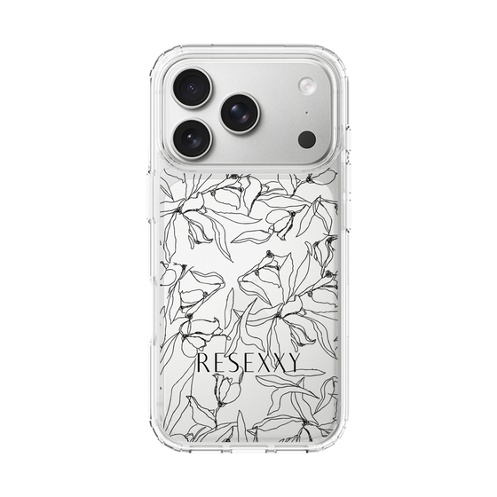 Slim Protection Case［ RESEXXY - Flower - Clear ］