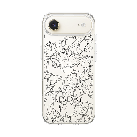 Slim Protection Case［ RESEXXY - Flower - Clear ］