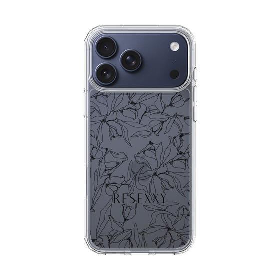 Slim Protection Case［ RESEXXY - Flower - Clear ］