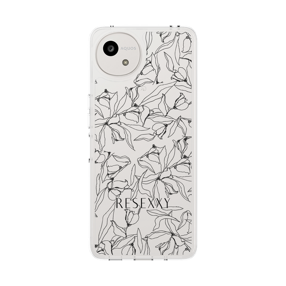 Slim Protection Case［ RESEXXY - Flower - Clear ］