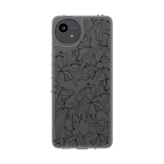 Slim Protection Case［ RESEXXY - Flower - Clear ］