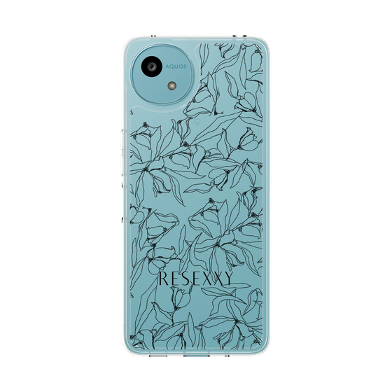 Slim Protection Case［ RESEXXY - Flower - Clear ］