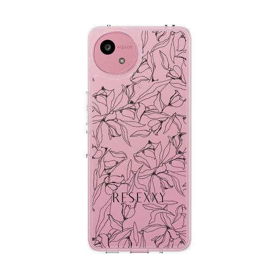 Slim Protection Case［ RESEXXY - Flower - Clear ］