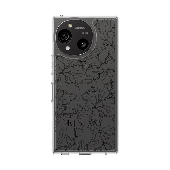 Slim Protection Case［ RESEXXY - Flower - Clear ］