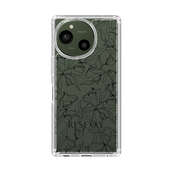 Slim Protection Case［ RESEXXY - Flower - Clear ］