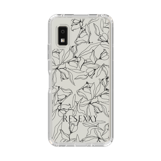 Slim Protection Case［ RESEXXY - Flower - Clear ］