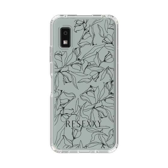 Slim Protection Case［ RESEXXY - Flower - Clear ］