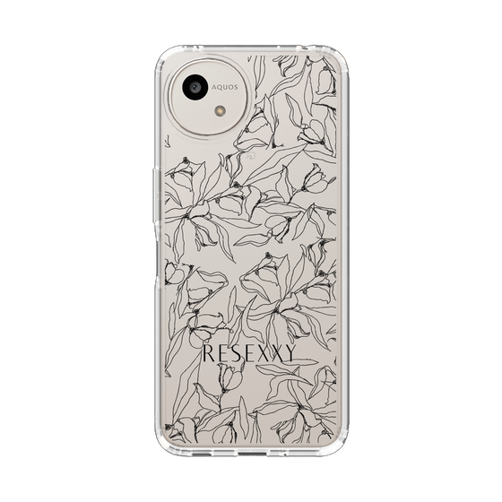 Slim Protection Case［ RESEXXY - Flower - Clear ］