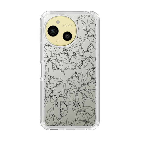 Slim Protection Case［ RESEXXY - Flower - Clear ］
