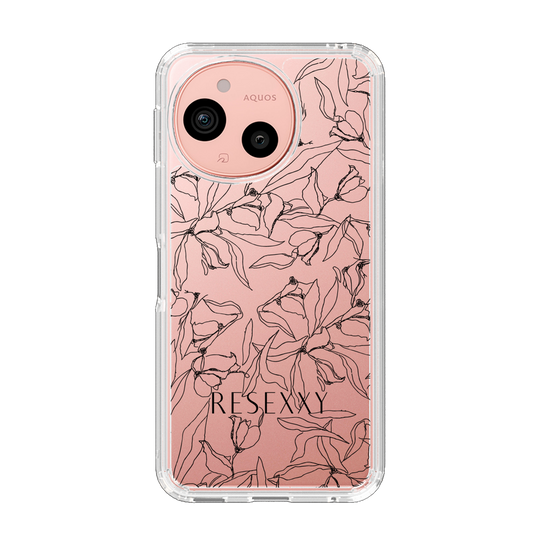 Slim Protection Case［ RESEXXY - Flower - Clear ］