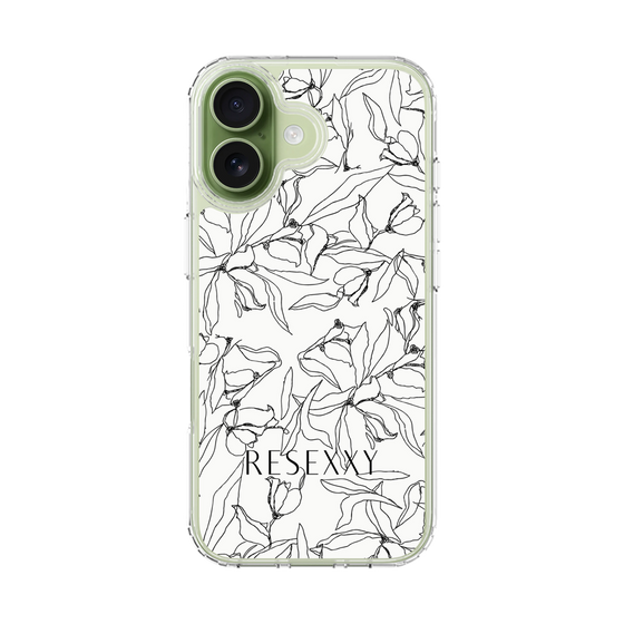 Slim Protection Case［ RESEXXY - Flower - White ］