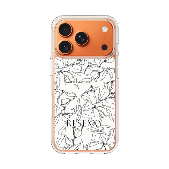 Slim Protection Case［ RESEXXY - Flower - White ］
