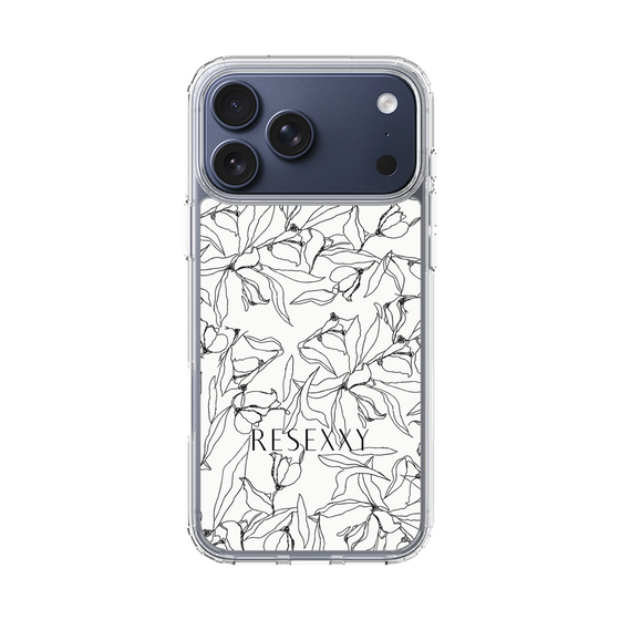 Slim Protection Case［ RESEXXY - Flower - White ］
