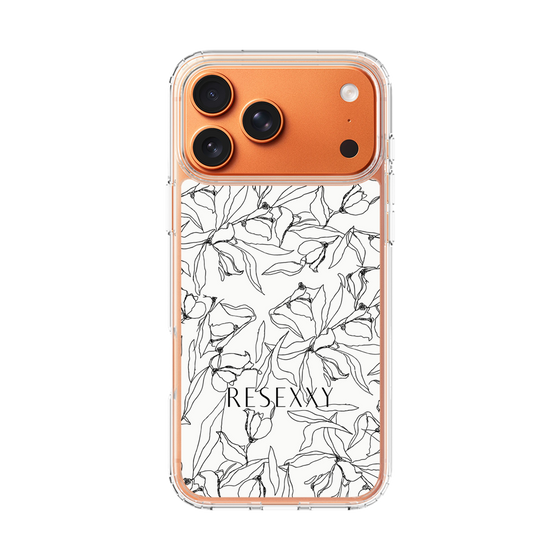Slim Protection Case［ RESEXXY - Flower - White ］