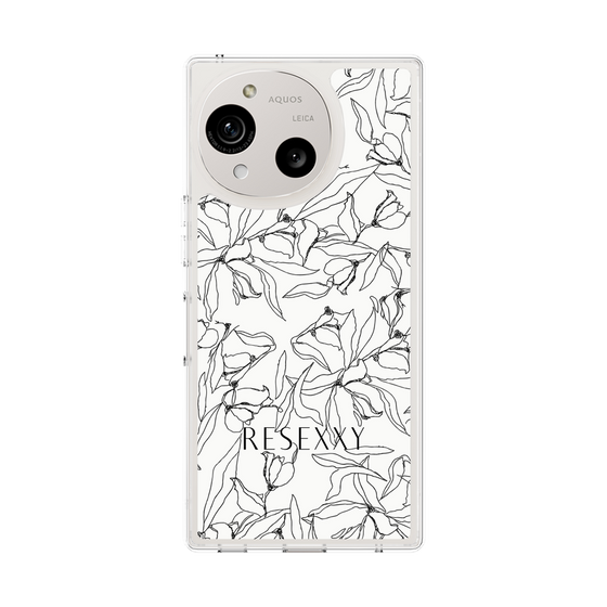 Slim Protection Case［ RESEXXY - Flower - White ］