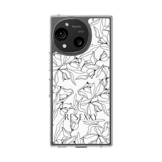 Slim Protection Case［ RESEXXY - Flower - White ］