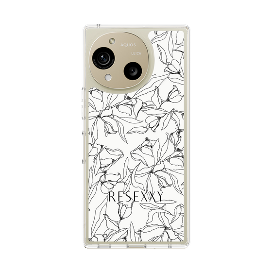 Slim Protection Case［ RESEXXY - Flower - White ］