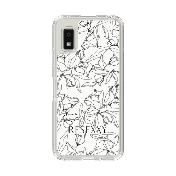 Slim Protection Case［ RESEXXY - Flower - White ］