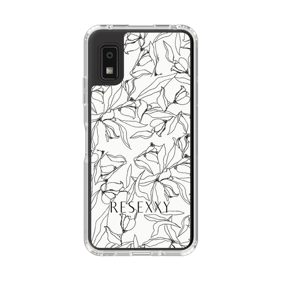 Slim Protection Case［ RESEXXY - Flower - White ］