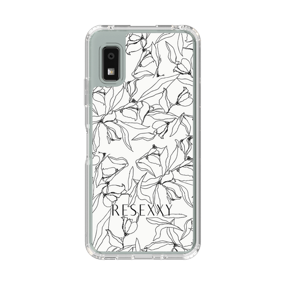 Slim Protection Case［ RESEXXY - Flower - White ］
