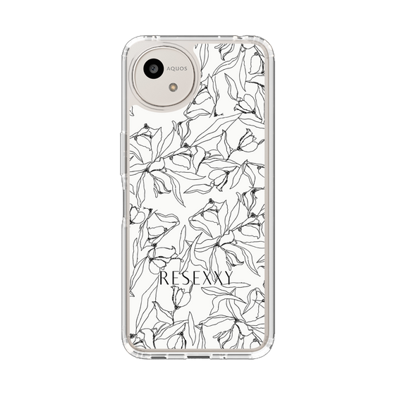 Slim Protection Case［ RESEXXY - Flower - White ］