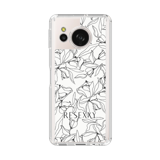 Slim Protection Case［ RESEXXY - Flower - White ］