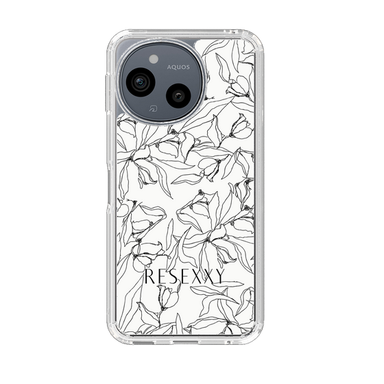 Slim Protection Case［ RESEXXY - Flower - White ］