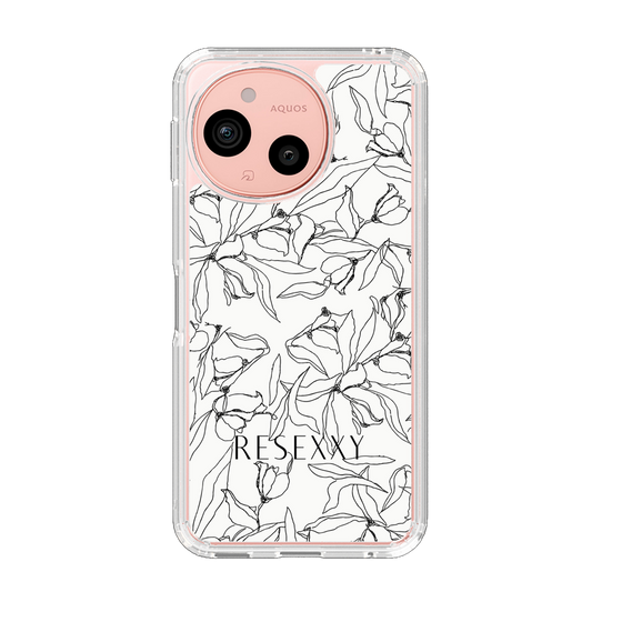 Slim Protection Case［ RESEXXY - Flower - White ］