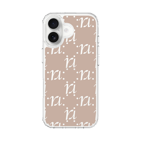 Slim Protection Case［ RESEXXY - Monogram - Beige ］