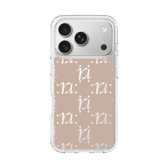 Slim Protection Case［ RESEXXY - Monogram - Beige ］