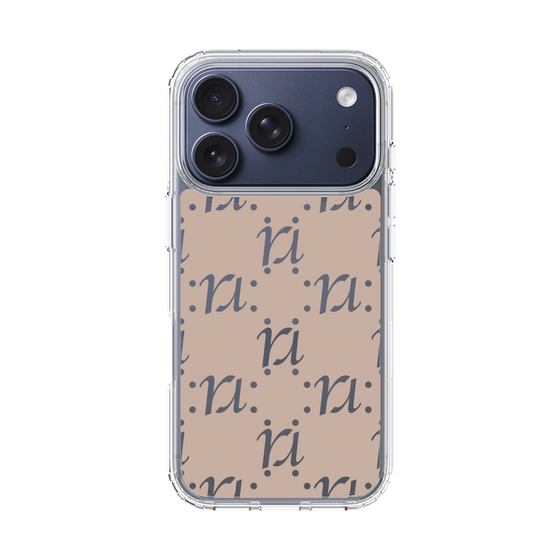 Slim Protection Case［ RESEXXY - Monogram - Beige ］