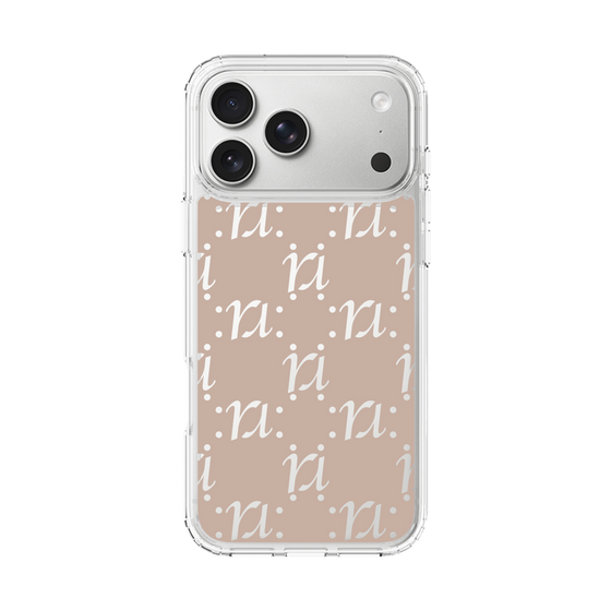 Slim Protection Case［ RESEXXY - Monogram - Beige ］
