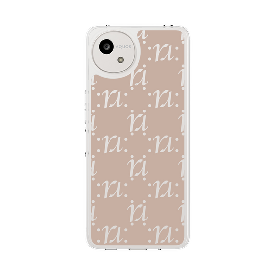 Slim Protection Case［ RESEXXY - Monogram - Beige ］