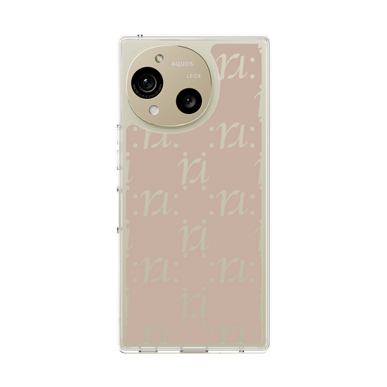 Slim Protection Case［ RESEXXY - Monogram - Beige ］