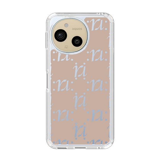 Slim Protection Case［ RESEXXY - Monogram - Beige ］