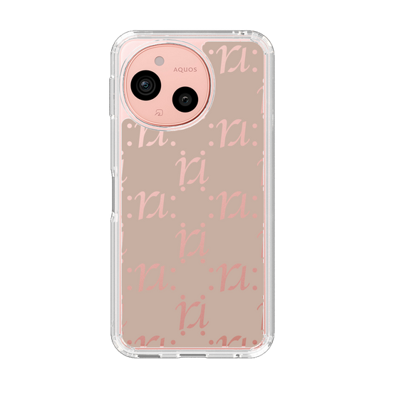 Slim Protection Case［ RESEXXY - Monogram - Beige ］