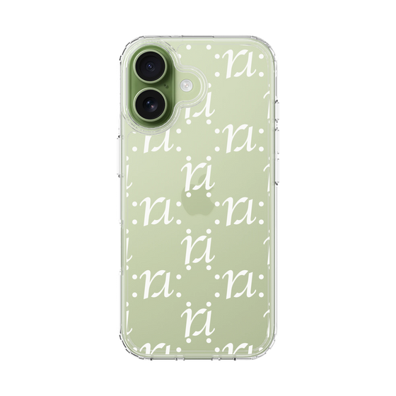 Slim Protection Case［ RESEXXY - Monogram - White ］