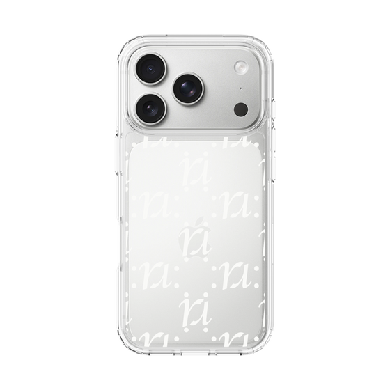 Slim Protection Case［ RESEXXY - Monogram - White ］