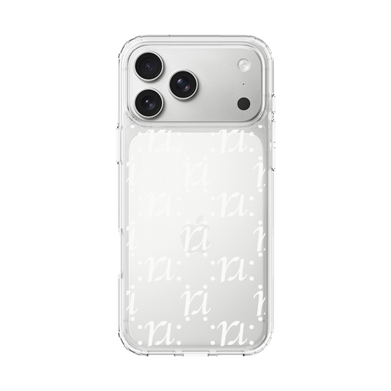 Slim Protection Case［ RESEXXY - Monogram - White ］