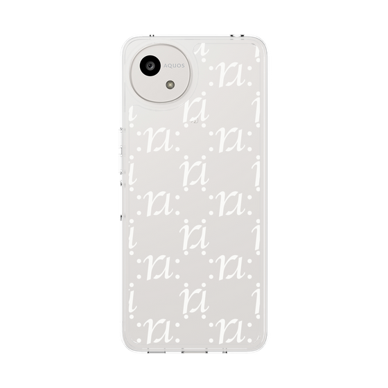 Slim Protection Case［ RESEXXY - Monogram - White ］