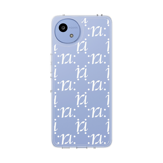 Slim Protection Case［ RESEXXY - Monogram - White ］