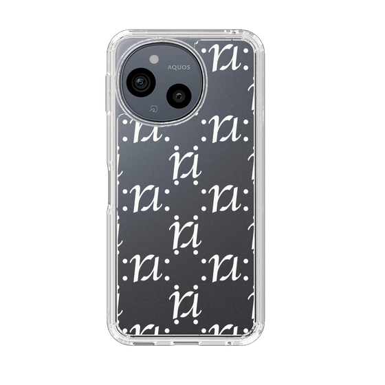 Slim Protection Case［ RESEXXY - Monogram - White ］