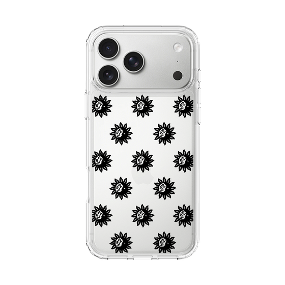 Slim Protection Case［ EVRIS - Sunny Motif - Black ］